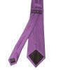 Plain Cadburys Purple Satin Classic Men's Tie