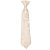 Pre Tied Nude Paisley Boys Tie and Pocket Square Set Age 4-7