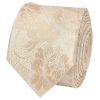 Gold Flower Skinny Men's Tie