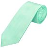 Plain Mint Green Satin Classic Men's Tie