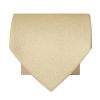 Plain Champagne Textured Silk Classic Men's Tie