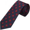 Navy with Red Dot Classic Men's Tie