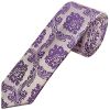 Purple Paisley Skinny Men's Tie