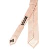 Pink with White Spot Silk Skinny Tie