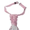 Plain Light Dusty Pink Satin Men's Cravat Tie and Pocket Square Set