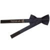 Pre Tied Navy Satin Boys Bow Tie Age 4-7