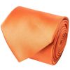 Plain Burnt Orange Satin Classic Men's Tie