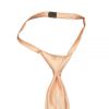 Pre Tied Light Peach Satin Boys Tie Age 4-7