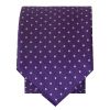 Purple and White Polka Dot Skinny Boys Tie