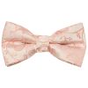 Pre Tied Rose Quartz Floral Boys Bow Tie Age 4-7