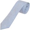 Plain Blue Skinny Men's Tie