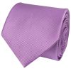 Lilac Silk Twill Classic Men's Tie and Pocket Square Set