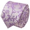 Cadbury Purple Floral Skinny Boys Tie