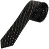Black Polka Dot Skinny Boy's Tie and Pocket Square Set