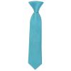 Pre Tied Turquoise Satin Boys Tie Age 4-7