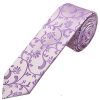 Cadbury Purple Floral Skinny Boys Tie