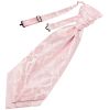 Blush Pink Paisley Men's Cravat Tie and Pocket Square Set