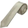 Plain Dusty Sage Boys Satin Skinny Tie and Pocket Square Set