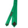 Plain Emerald Green Satin Boys Tie