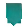 Plain Teal Green Satin Skinny Men's Tie and Pocket Square Set