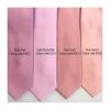 Pre Tied Rose Quartz Satin Boys Bow Tie and Pocket Square Set