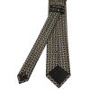 Slim Gold Geometric Men's Tie