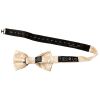 Caramel Floral Handmade Mens Bow Tie