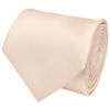Plain Blush Satin Classic Men's Tie