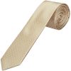 Champagne and White Polka Dot Skinny Boys's Tie