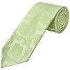 Sage Green Paisley Classic Men's Tie and Pocket Square Set