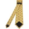 Slim Yellow Cactus Men's Tie
