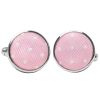 Pink Polka Dot Cufflinks