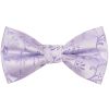 Pre Tied Lavender Floral Boys Bow Tie Age 4-7
