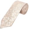 Nude Floral Classic Men's Tie and Pocket Square Set