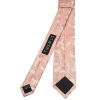 Rose Gold Paisley Skinny Men's Tie