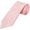 Pink Large White Spot Classic Men's Tie