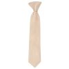 Pre Tied Nude Satin Boys Tie Age 4-7