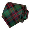 Green and Red Tartan Silk Classic Men's Tie