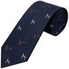 Navy Dog and Pheasant Classic Men's Tie