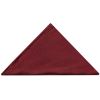 Burgundy Satin Men's Cravat Tie and Pocket Square Set
