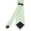 Classic Green Mens Tie with Pocket Square and Lapel Pin Set