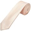 Blush Diamond Neat Skinny Men's Tie and Pocket Square Set