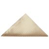 Champagne and White polka dot Pocket Square