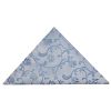 Dusty Blue Floral Pocket Square