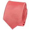 Salmon Pink Silk Twill Skinny Mens Tie