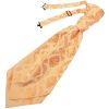 Peach Paisley Men's Cravat Tie