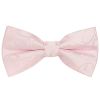 Pre Tied Blush Pink Floral Boys Bow Tie Age 4-7