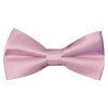 Pre Tied Light Dusty Pink Boys Bow Tie Age 18 Months-3 Years
