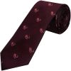 Burgundy Fly Fishing Silk Classic Men's Tie