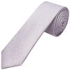 Plain Lilac Textured Silk Skinny Boys Tie